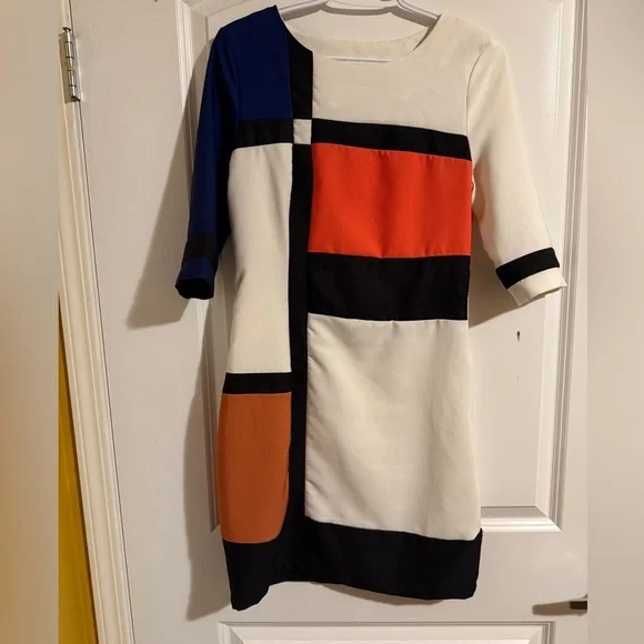 Color Block Dress - Picture 1 of 3